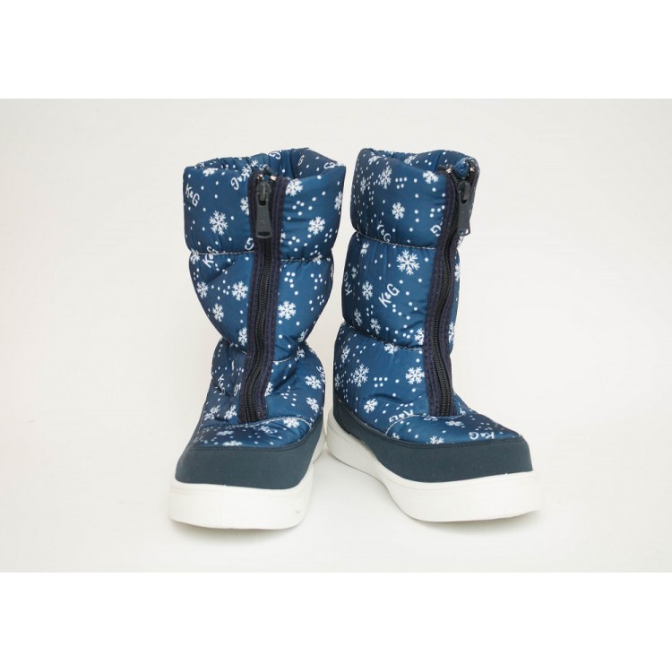 Детские дутики Д-02 синие